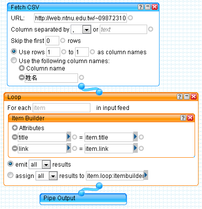 Fetch CSV