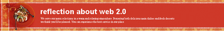 reflection about web 2.0 