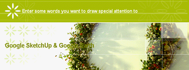 Google SketchUp & Google Earth